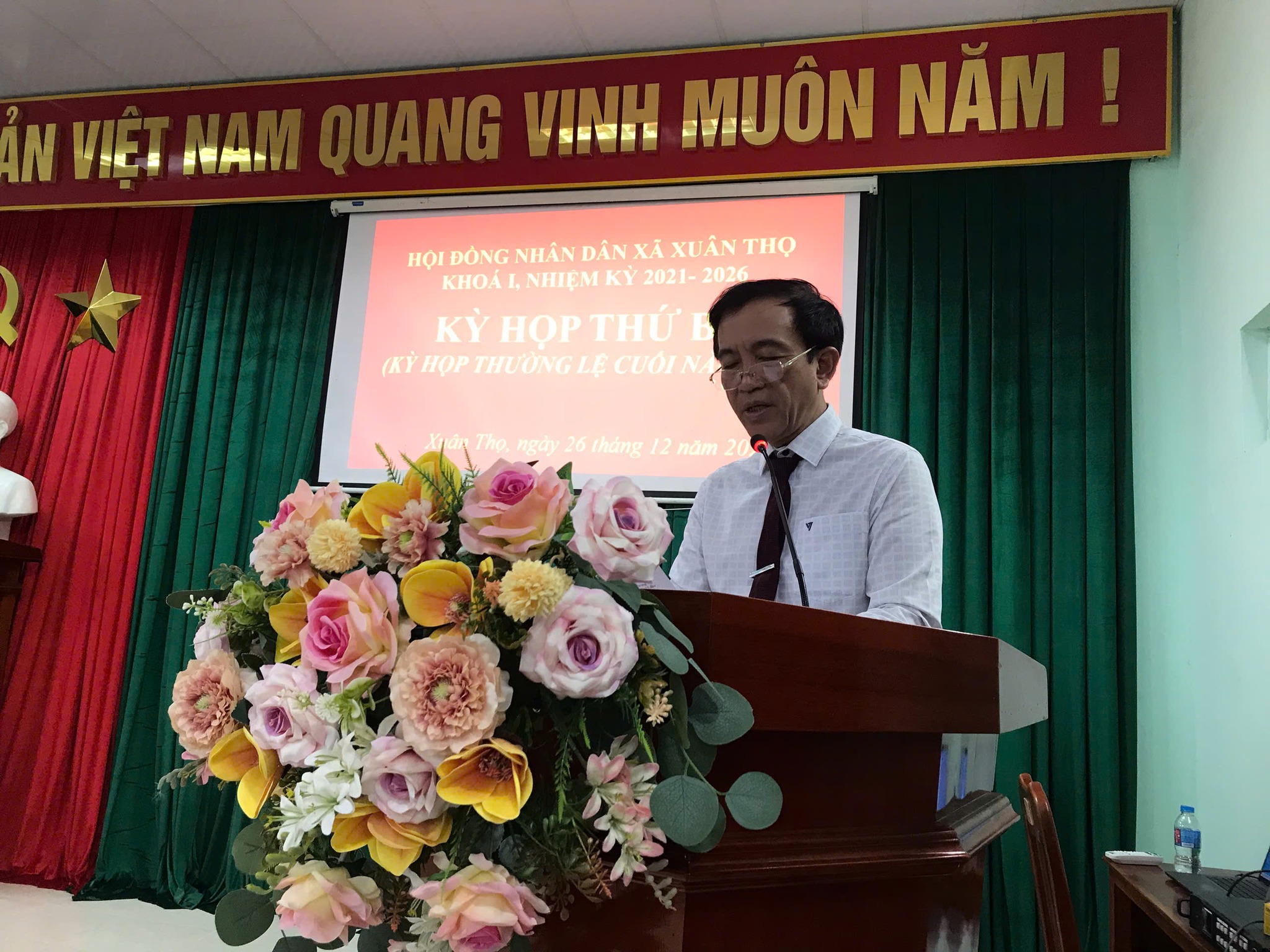 BẾ MẠC KỲ HỌP THỨ BA, HĐND XÃ XUÂN THỌ KHÓA I